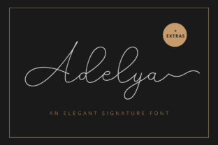 Adelya: A Signature Script Font That Elevates Your Brand