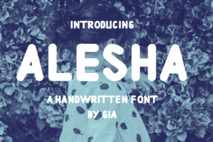 Alesha Handwritten Font for Small Business Branding
