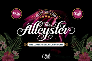 Alleyster: A Modern Script Font for Digital Branding