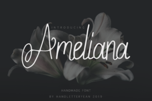 Ameliana: A Handwritten Font That Converts Scroll Into Stop