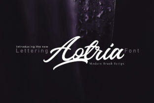 Aotria: A Refined Handwritten Font for Digital Branding