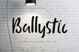 Ballystic: A Handwritten Script Font for Editorial Warmth