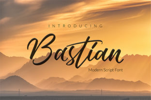 Bastian: A Handmade Script Font That Makes Your Campaign Stand Out