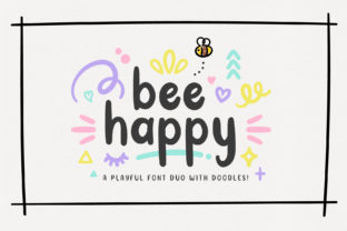 Bee Happy Duo: A Playful Font Duo for Lighthearted Branding