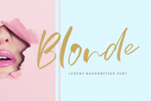 Blonde Font: A Polished, Personal Touch for Your Brand