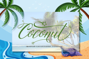 Coconut: A Modern Calligraphy Font for Thoughtful Typography