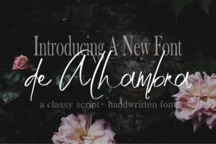 De Alhambra: A Handwritten Script Font That Feels Like Home