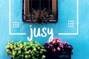 Jusy: A Handwritten Font That Builds Brand Warmth