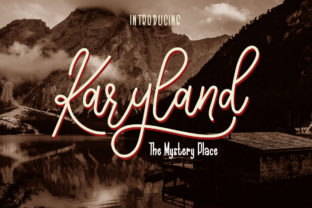 Karyland Duo: A Script Amp Font That Delivers Campaign-Ready Contrast