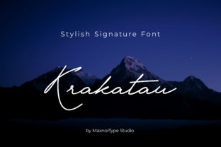 Krakatau: A Handwritten Typeface That Makes Campaigns Feel Human