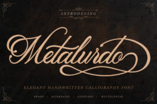 Metalurdo: A Handwritten Script Font That Breathes Life Into Editorial Design