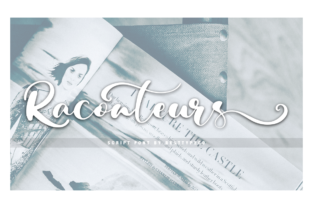 Raconteurs: A Luxurious Script Font for Small Business Branding