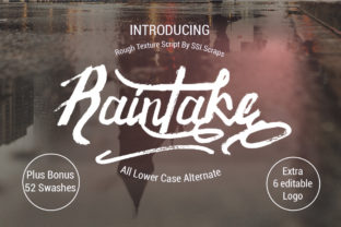 Raintake: A Bold Script Font for Scroll-Stopping Marketing