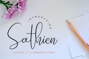 Sathien: A Premium Script Font for Clear, Chic Campaigns