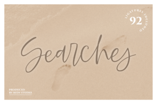 Searches: A Bold Script Font That Feels Alive