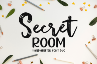 Secret Room Duo: A Playful Yet Polished Script Font for Editorial Charm