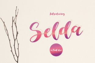 Selda Duo: A Cheerful Script Font for Thoughtful Editorial Design