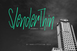 Slender Thin: A Refined Script Font for Digital Branding