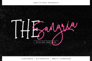 The Sangria Duo: A Script & Sans Serif Font Pair That Feels Like Home