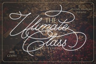 The Ultimate Class: A Premium Script Font That Elevates Real Branding