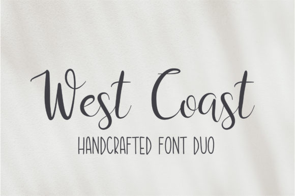 West Coast Font: A Romantic Script for Real Business Branding